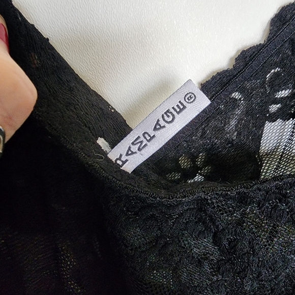 Vintage rampage lace sheer nightie - Picture 4 of 9